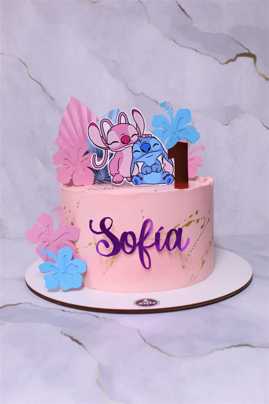 Torta de cumpleaños personalizada con nombre