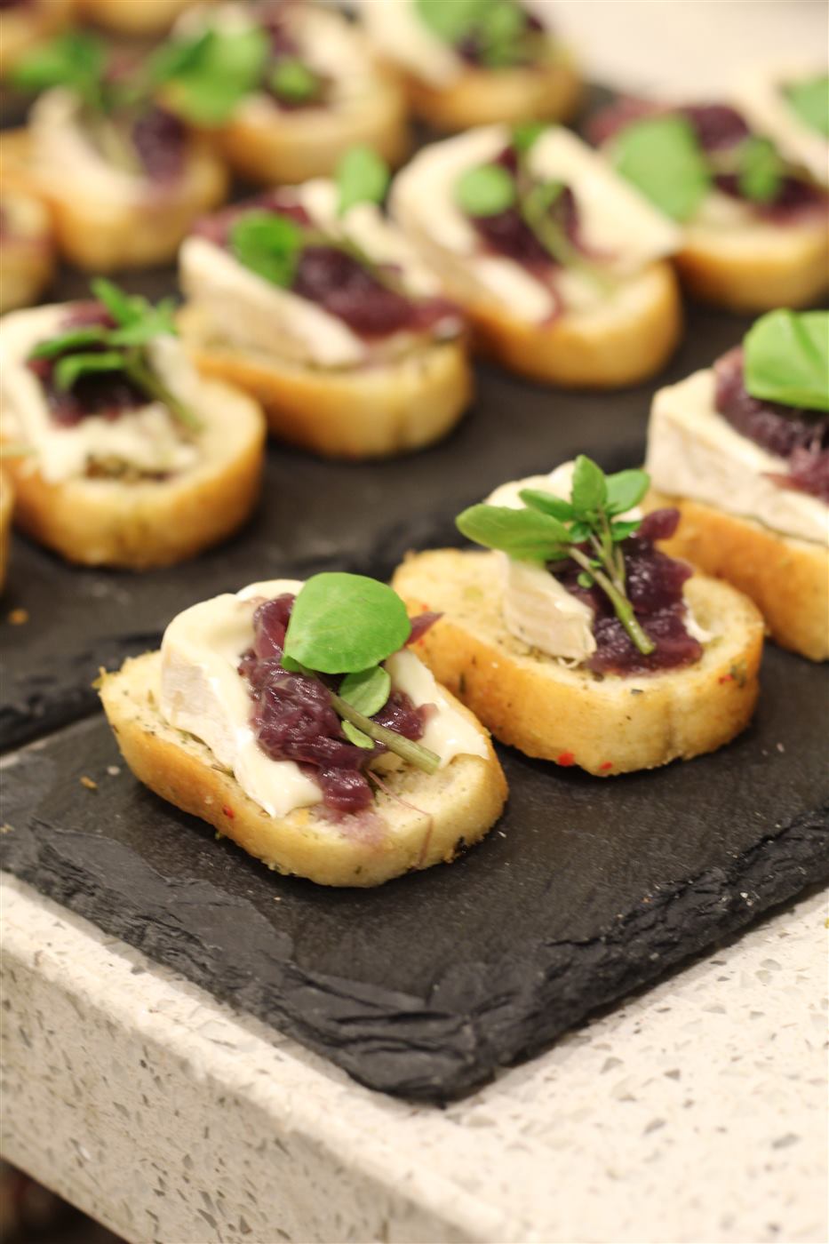Mini sándwiches para cóctel